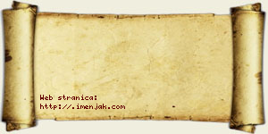 Joakim Brošković vizit kartica